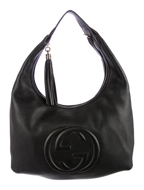 gucci hobo black|gucci hobo bag navy blue.